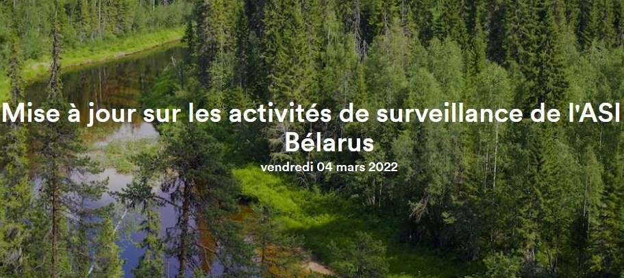 Fin des activités de ASI en Biélorussie.