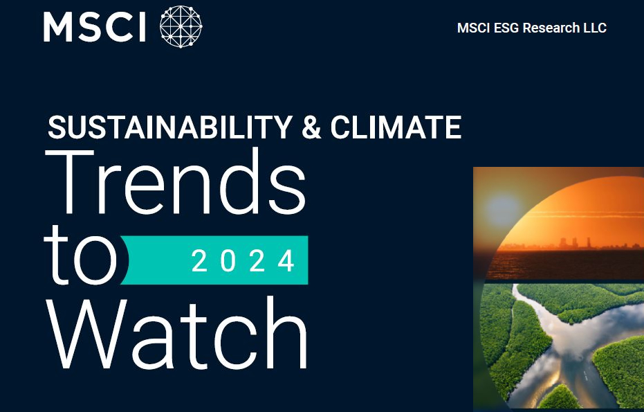Tendances ESG et climatiques à surveiller et actions à programmer pour 2024.