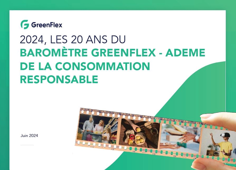 Consommation responsable : baromètre GreenFlex-ADEME 2024.