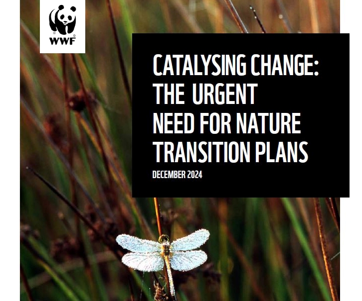 WWF appelle à adopter d’urgence des plans de transition nature pour sauver la biodiversité.